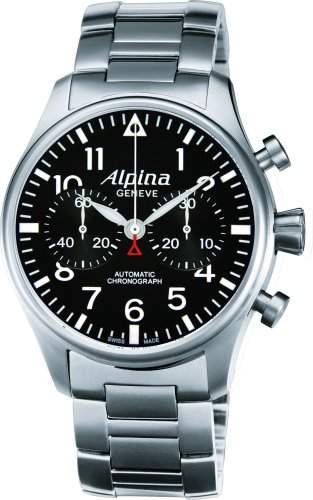 Alpina Geneve Startimer Chronograph AL-860B4S6B Sportliche Herrenuhr Alpina Rotor