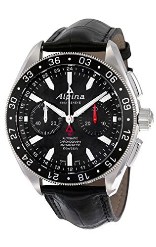 Alpina Alpiner Chronograph 4 Automatic Stainless Steel Mens Strap Watch AL 860B5AQ6