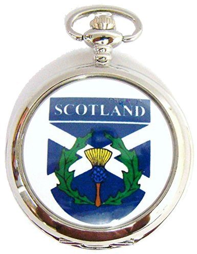 Schottland Thistle Taschenuhr an einer 30 5 cm Kette