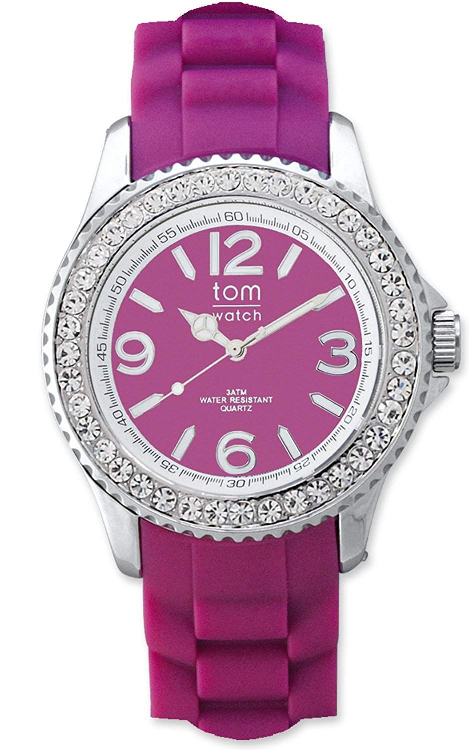 tom watch Damen-Armbanduhr XL Analog Silikon WA00043