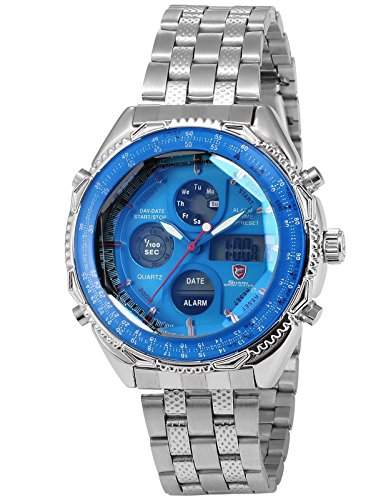Shark NEU Sport LED Herrenuhr Armbanduhr Sportuhr Digital Uhr SH110