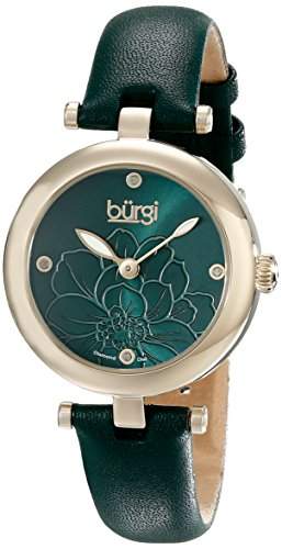 BURGI Damen-Armbanduhr Woman Analog Quarz BUR128GN