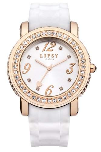 Lipsy Damen-Armbanduhr Analog Quarz Silikon LP184