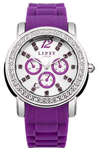 LIPSY Damen-Armbanduhr Analog Quarz Silikon LP252