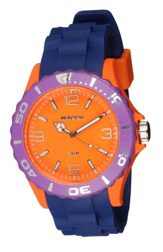 Waooh Uhr MC42 Tricolor Blau orange Violett
