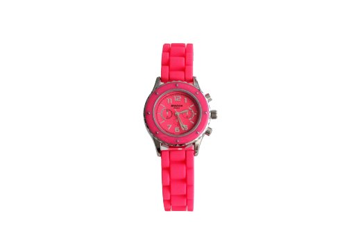 Waooh Uhr Uhr Silicone Elodie Neon pink
