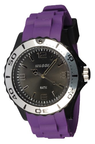 Waooh Uhr STM42 Bicolor Violett Schwarz