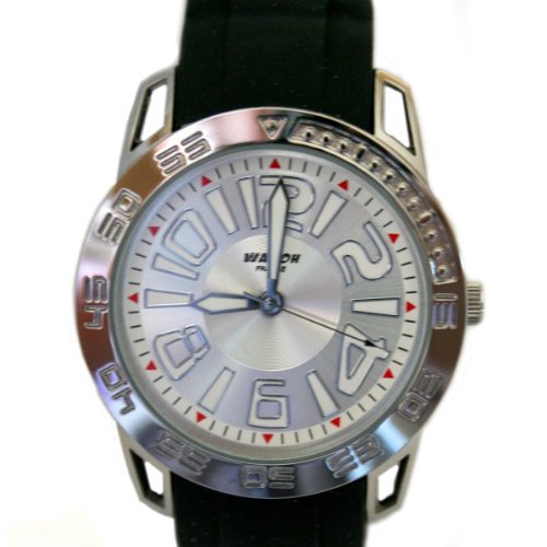 WAOOH Uhr 144 Silicon Armband Weiss Zifferblatt