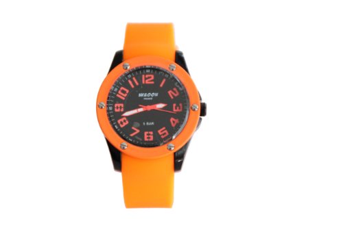 Waooh Uhr Uhr silicone Steeve Orange