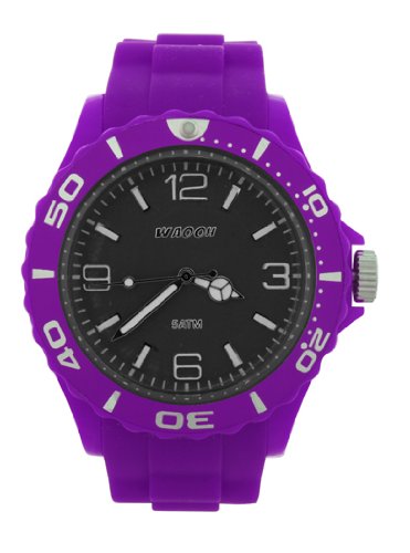 Waooh Uhr MC42 Zifferblatt Schwarz Luenette Farbe Violett