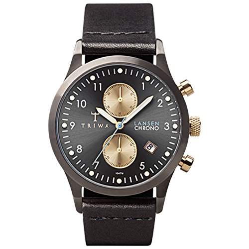 TRIWA Walter Lansen Chrono Armbanduhr schwarz LCST101_CL012713