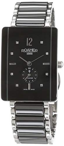 Roamer Damen-Armbanduhr Analog Quarz Edelstahl beschichtet 690855 SC2