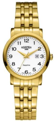 Roamer Classic Line Damen Armbanduhr Analog Datum Edelstahl 709844 GM1