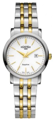 Roamer Classic Line Damen Armbanduhr Analog Datum Edelstahl 709844 SGM1