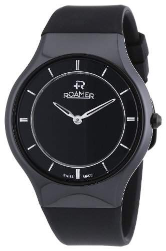 Roamer Damen-Armbanduhr CERALINE PASSION Analog Quarz Kautschuk 684830 SCK1