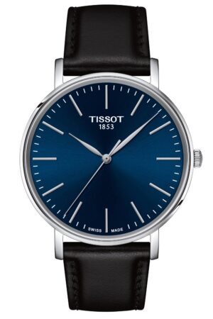 Tissot T143.410.16.041.00 Herrenarmbanduhr Everytime Schwarz/Blau